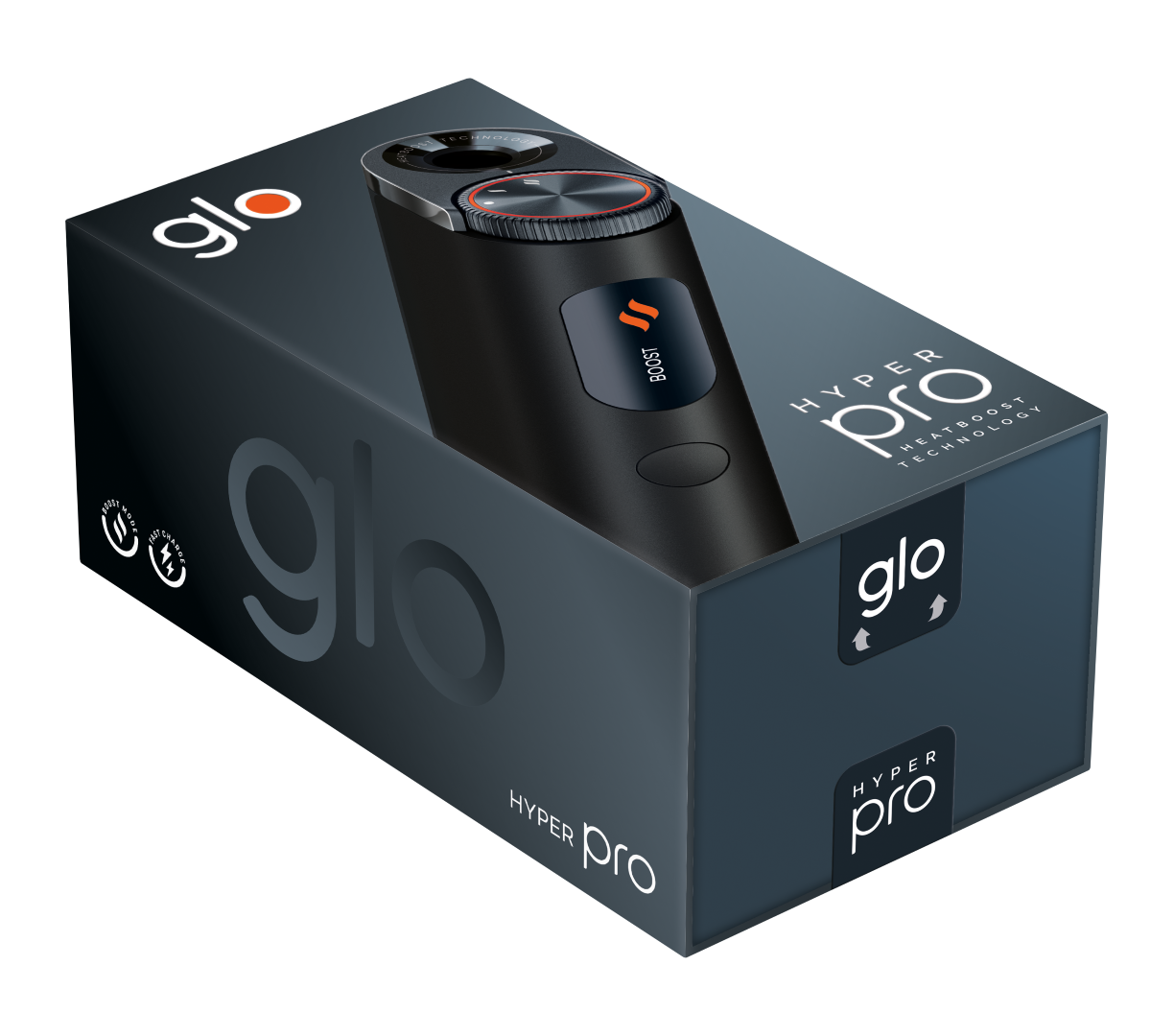 glo Hyper Pro Black mit Wunschgravur