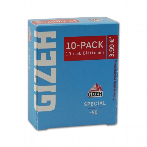 GIZEH Special 10x10er Pack