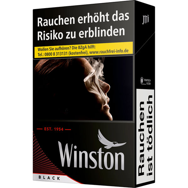 WINSTON Black BP L 8,00 Euro (10x21)