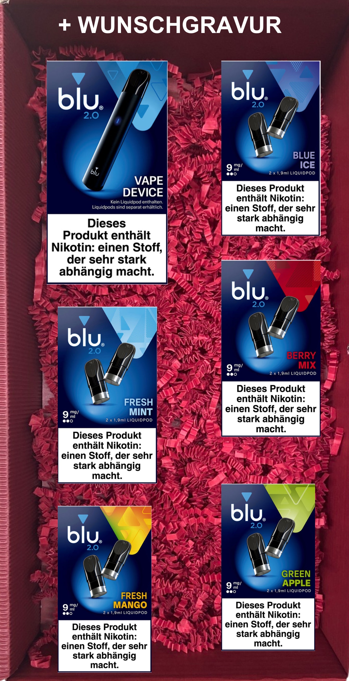 E-Zigarette BLU 2.0 Vape 18 mg Geschenkset 