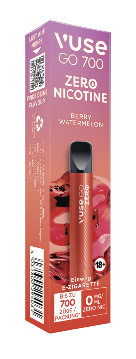 E-Zigarette VUSE Go 700 Einweg Berry Watermelon 0mg
