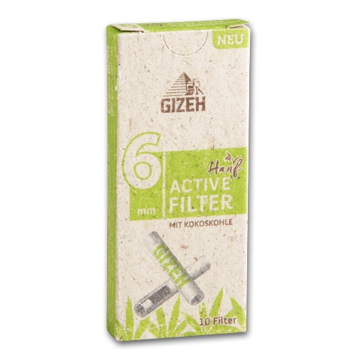 GIZEH Hanf Active Filter 6mm 20x10