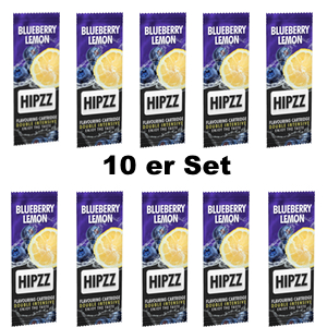 HIPZZ Aromakarte Blueberry Lemon  10er Set