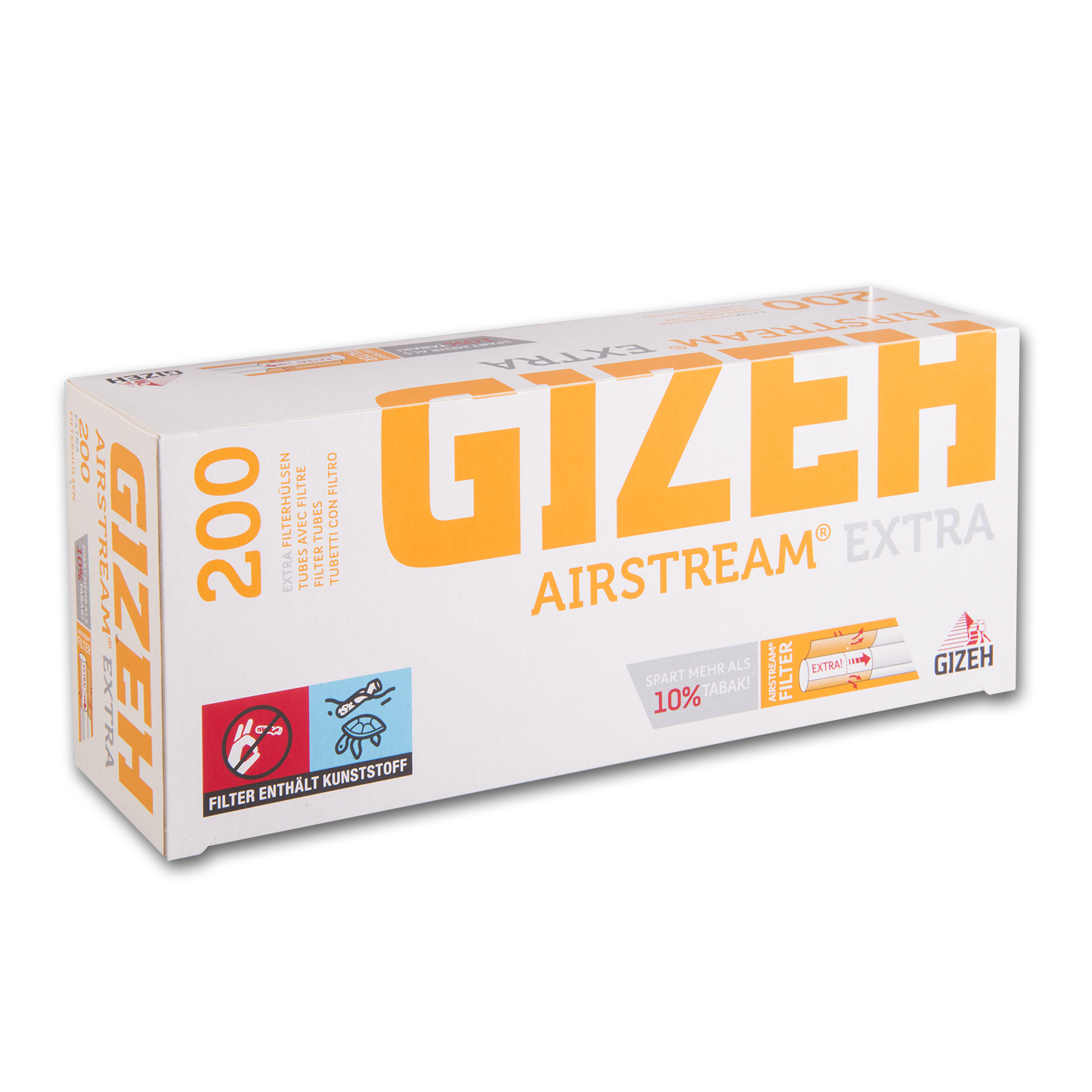 GIZEH Airstream Extra Hülsen 200 Stück
