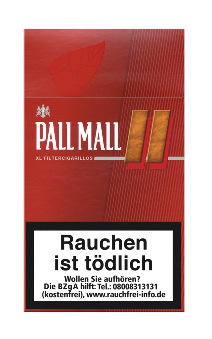 PALL MALL Red XL Filter Cigarillos mit Naturdeckblatt (10)