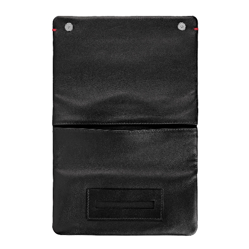 Feinschnitt-Tasche ZIPPO Leder schwarz 17 x 8,5 x 2 cm 2006059