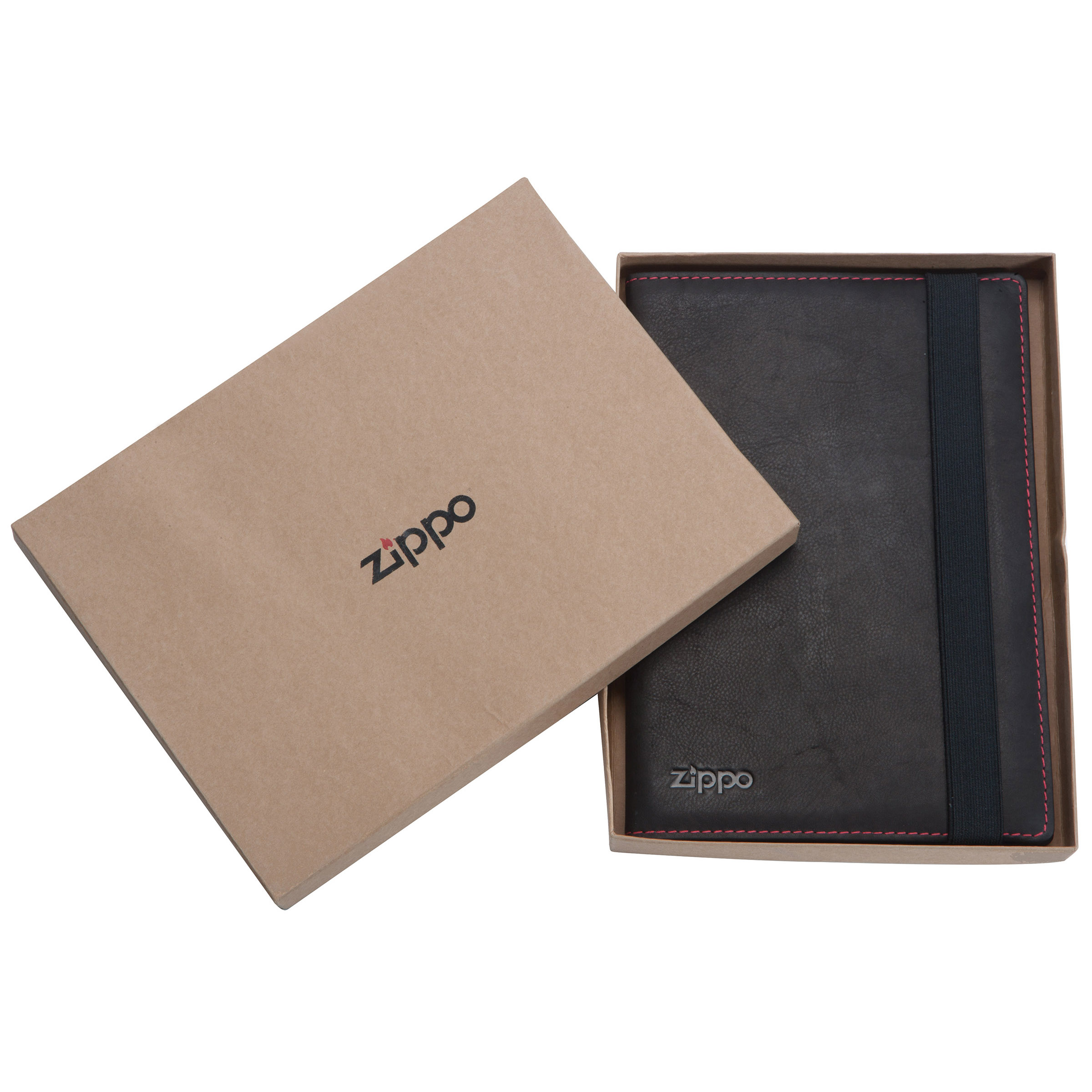 Notizbuch ZIPPO Leder Mocha A5 15x22x1,6cm 2005420