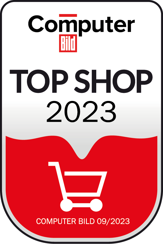 Logo - ComputerBild Top Shop 2023 - Siegel für Tabakland